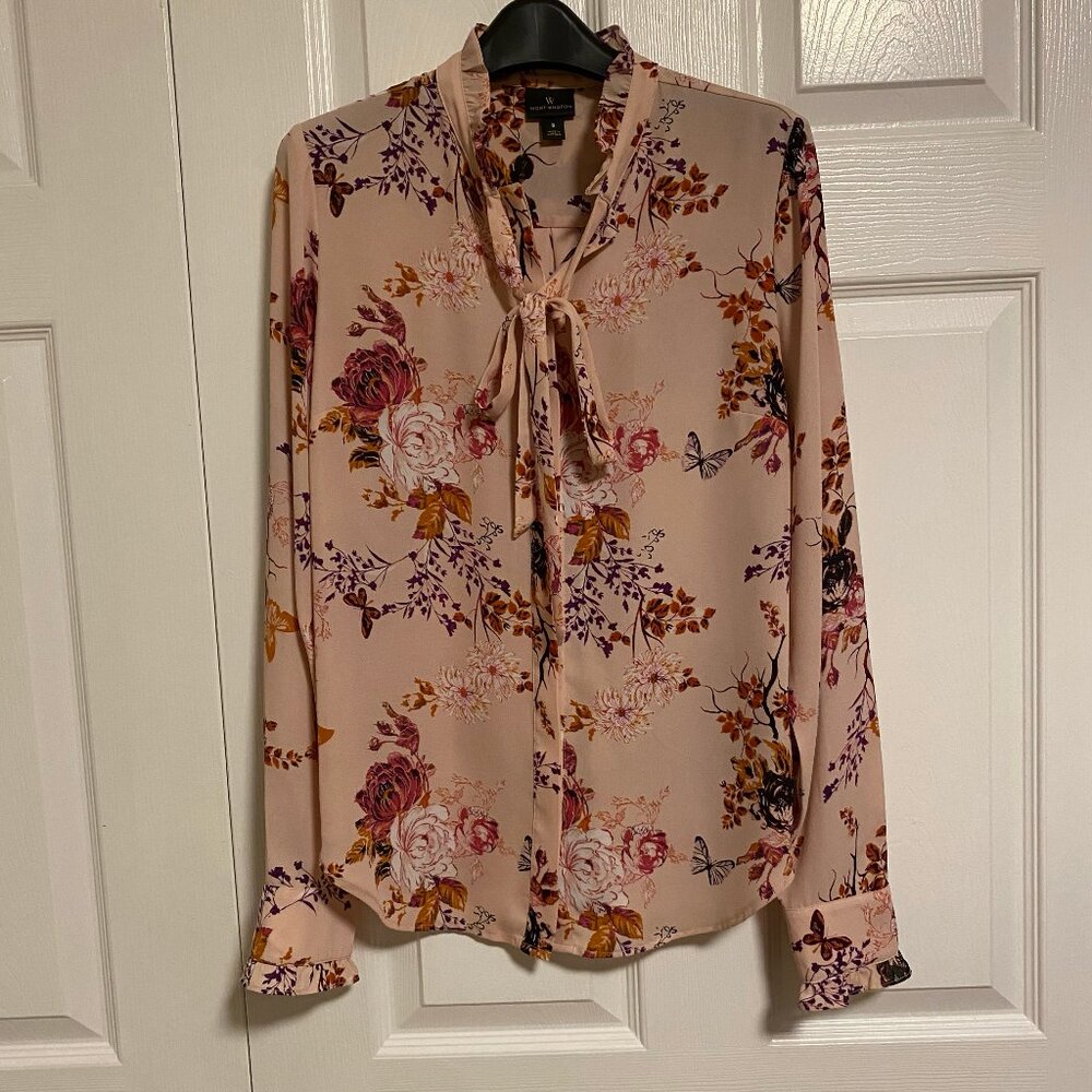 Worthington - Pink Floral Blouse - Small